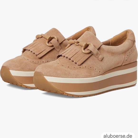 Dolce Vita Shoes - Dolce Vita Jhax Toffee Platform Loafers with Fringe Detail